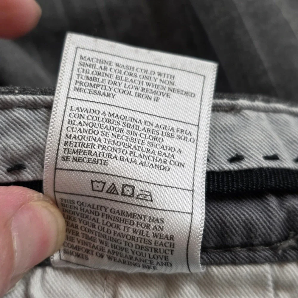 BKE Carlisle Pinstripe Shorts Mens 34 Heather Grey Regular Fit Casual 26581AM